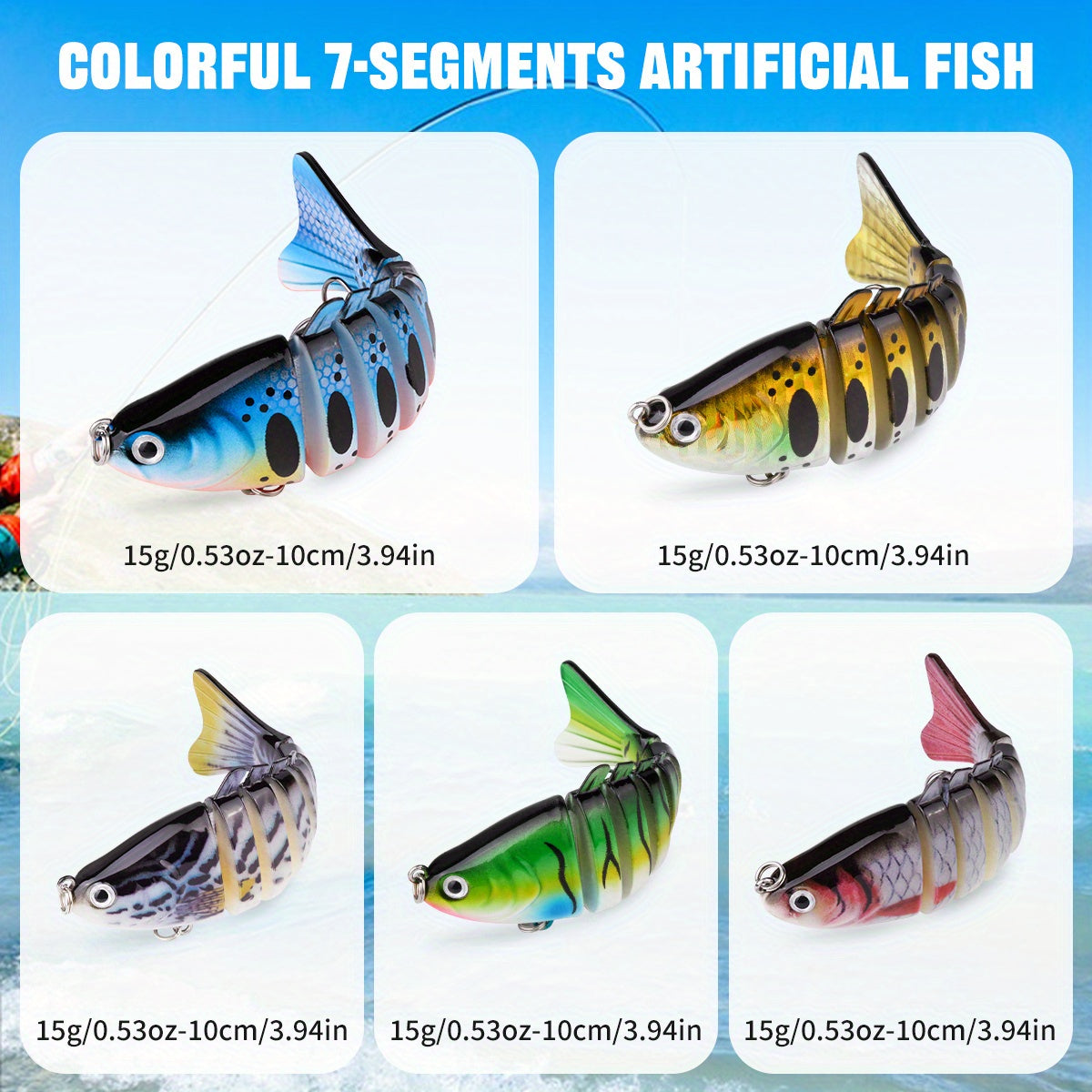 All In One Bass Lure Set For Freshwater And Saltwater