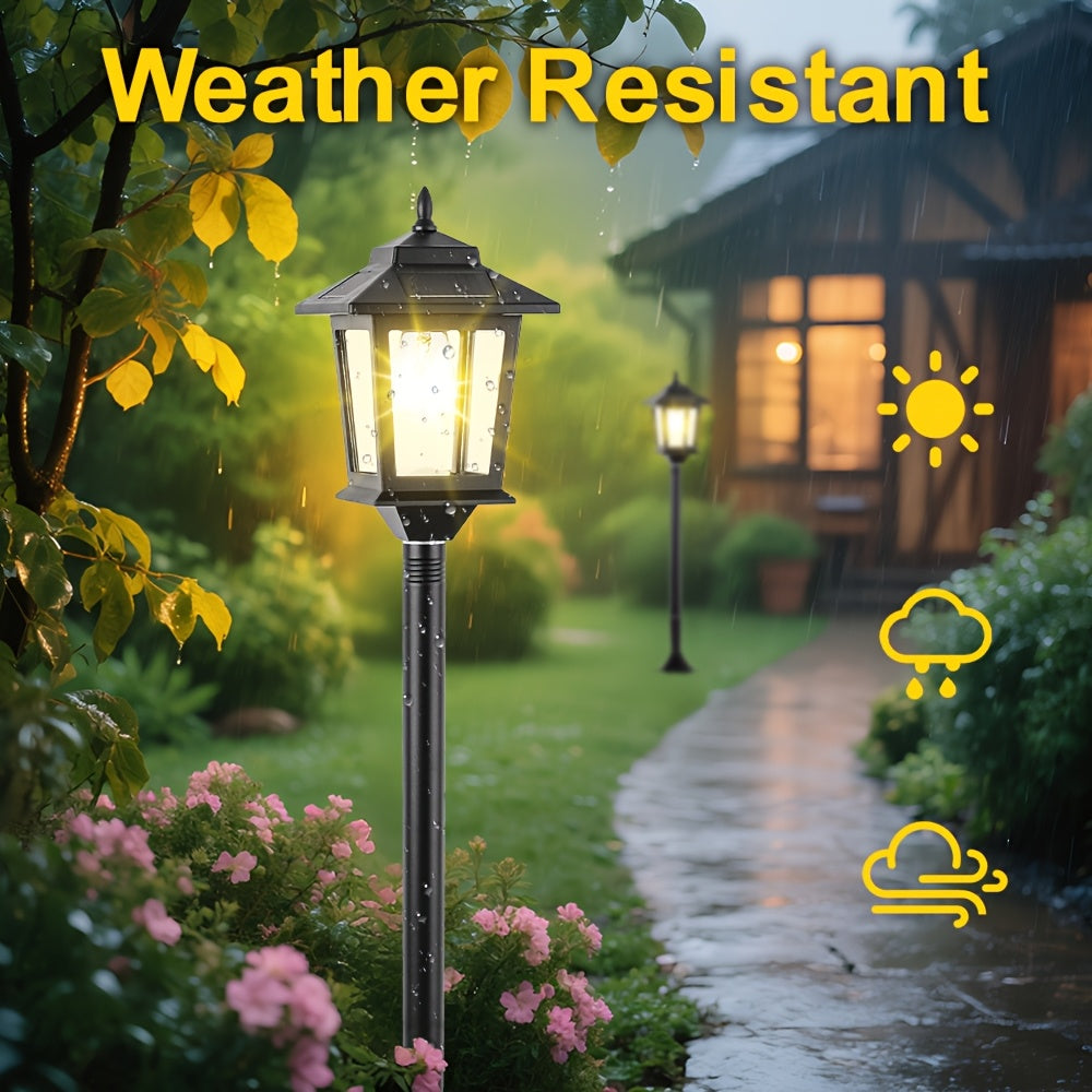 Aluminum Solar Lamp Post Light for Garden and Pathway
