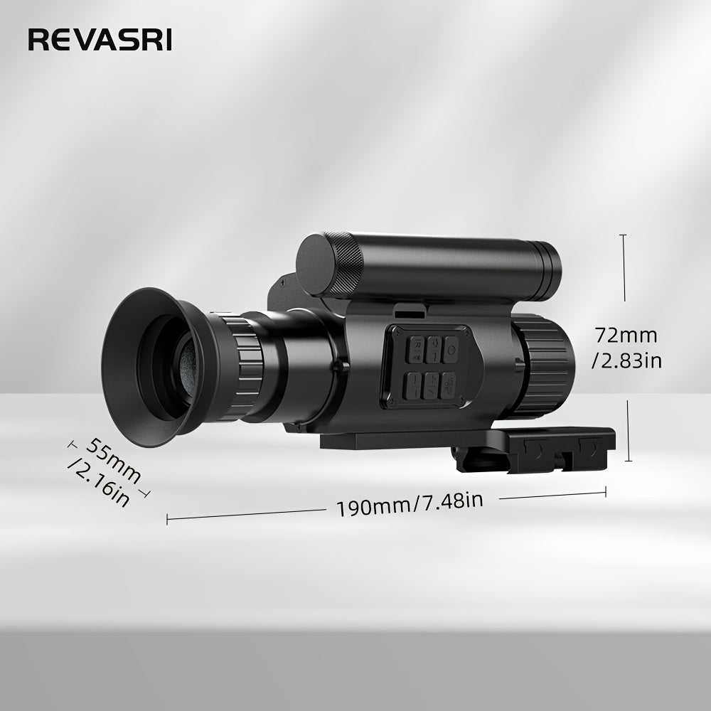 Revasri Clip On Night Vision Monocular 1080P Observation