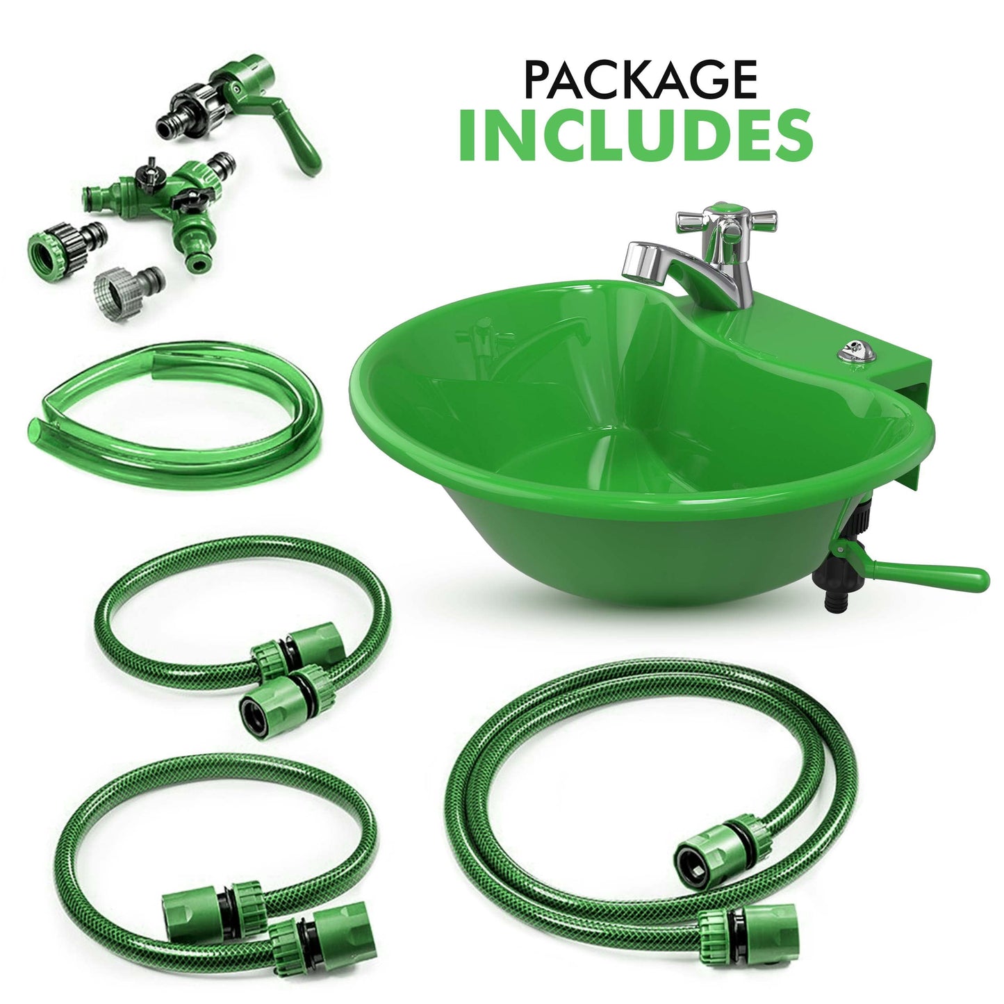 Tribello Outdoor Sink And Drinking Fountain 2 In 1