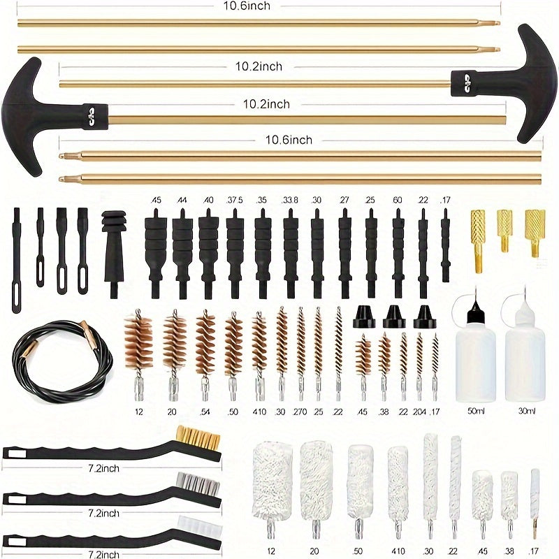 Universal Gun Cleaning Kit with Brushes and Portable Case - Parry's Picks