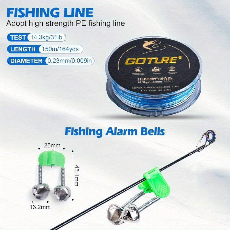 All In One Telescopic Fishing Rod And Spinning Reel Kit