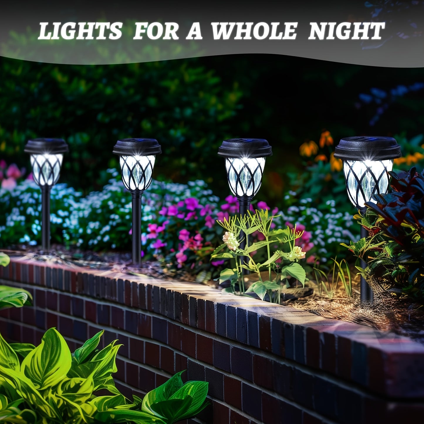 Solar LED Garden Stake Lights for Outdoor Landscape Decor - Parry's Picks