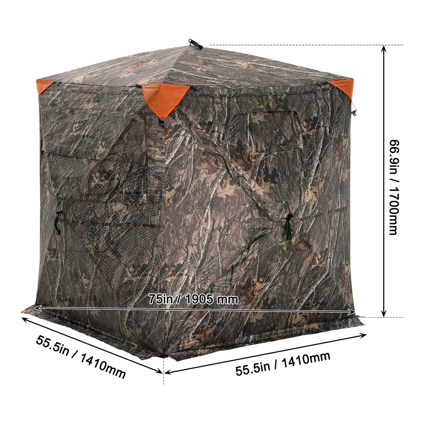 Vevor Hunting Ground Blind See Through Mesh For Two