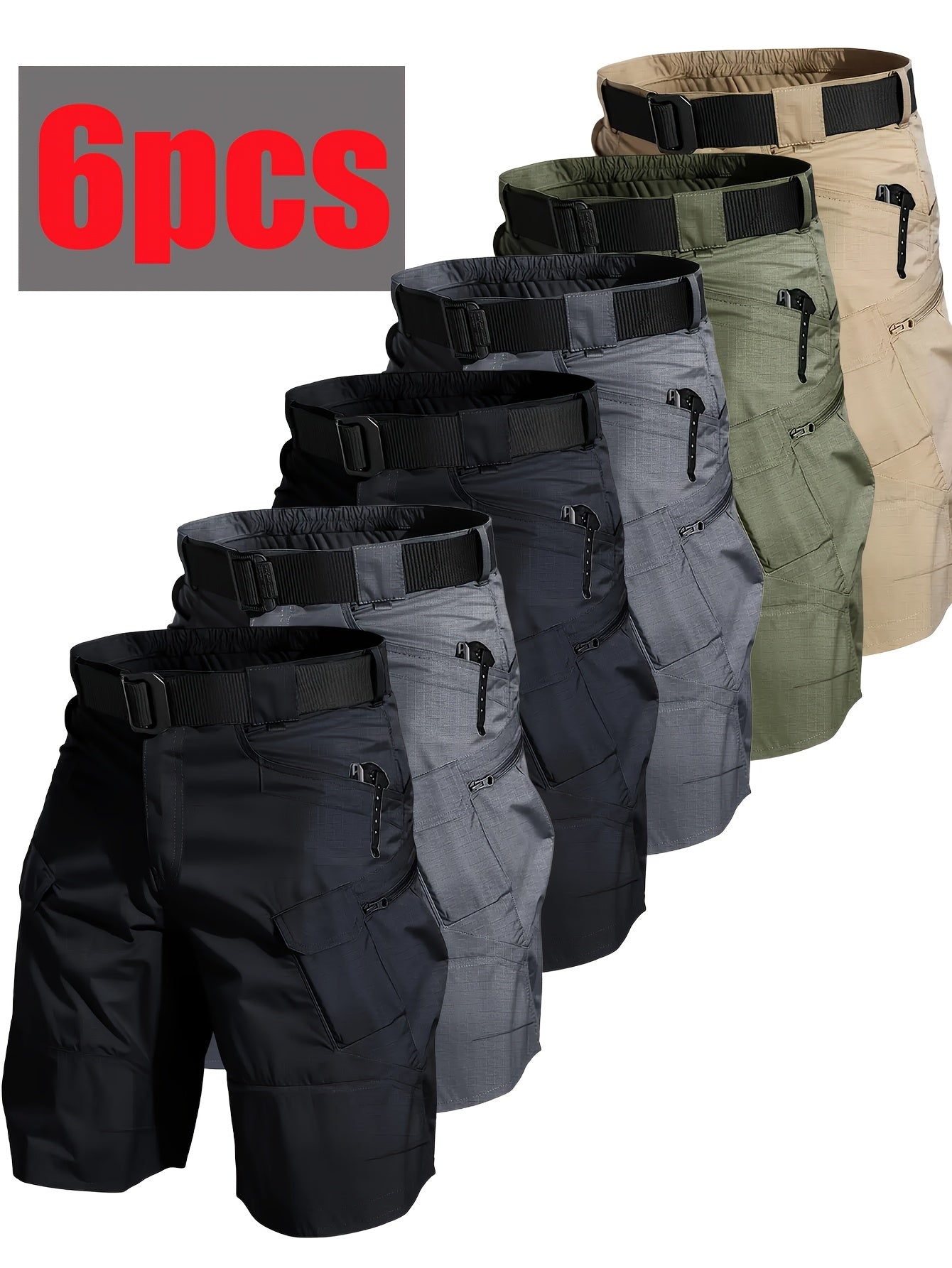 Mens Cargo Hiking Shorts With Multiple Pockets For Outdoors
