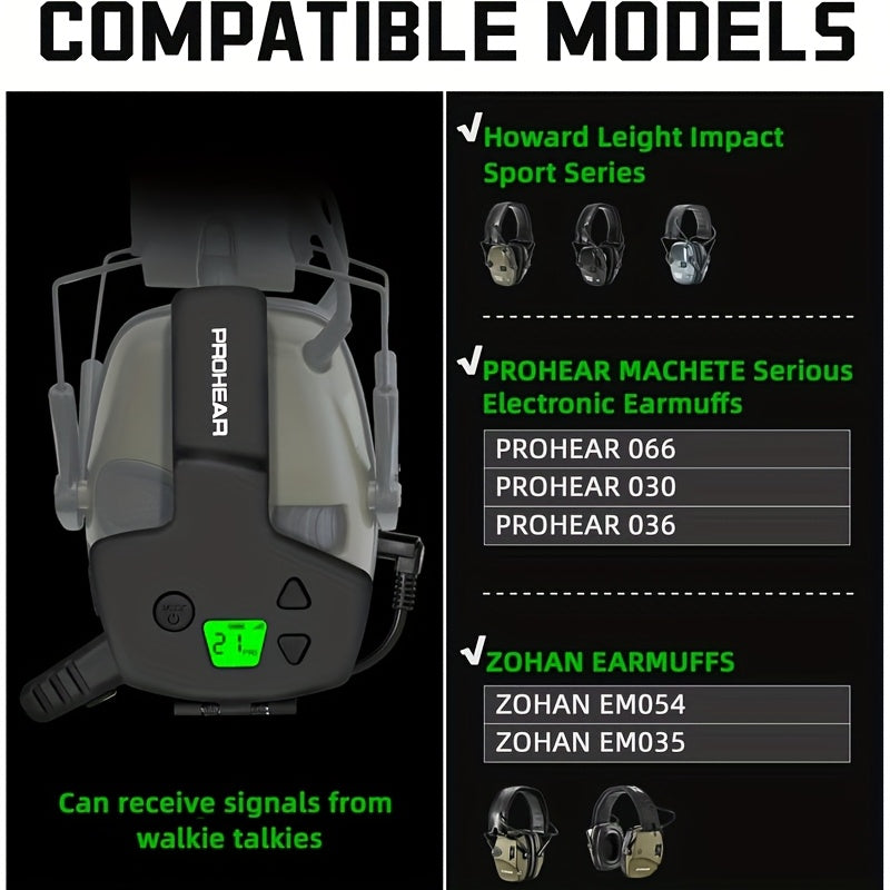 PROHEAR Tactical Earmuff for Outdoor Shooting and Hunting