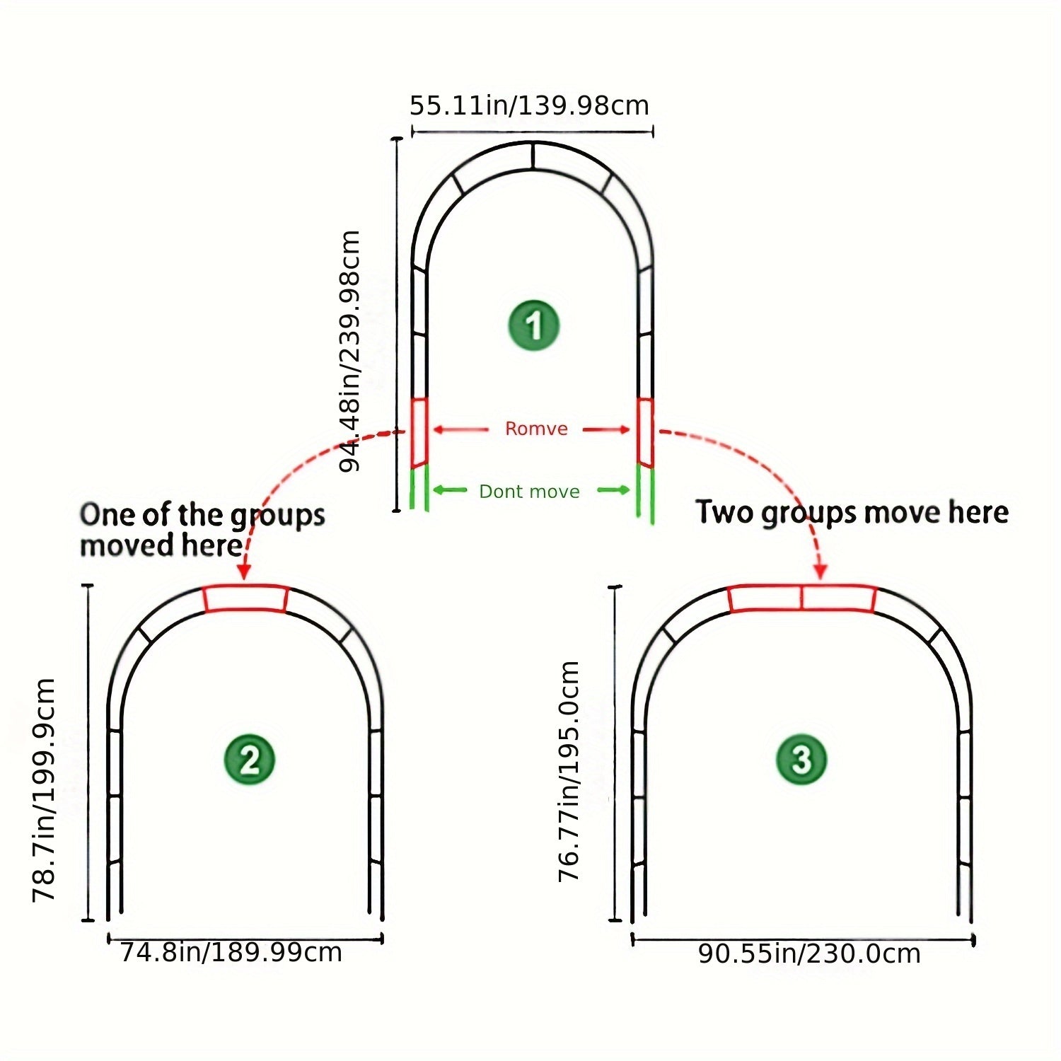 Metal Garden Pavilion Arch for Climbing Plants and Decor - Parry's Picks