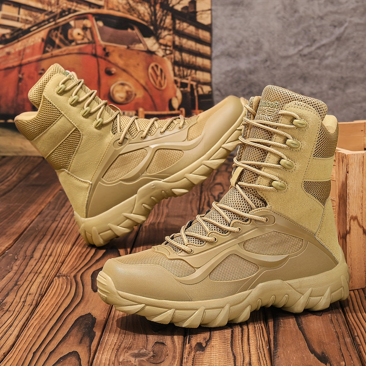 Men's High-Top Tactical Boots For Hiking Work Hunting All Season - Parry's Picks
