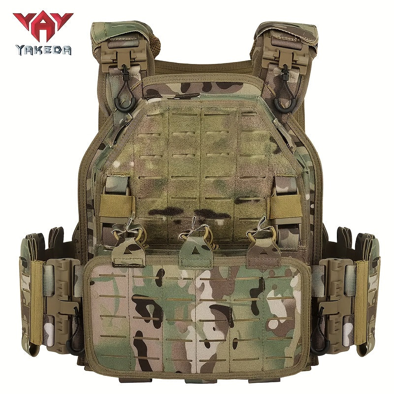 YAKEDA Pro Adjustable Tactical Vest With Quick Buckle