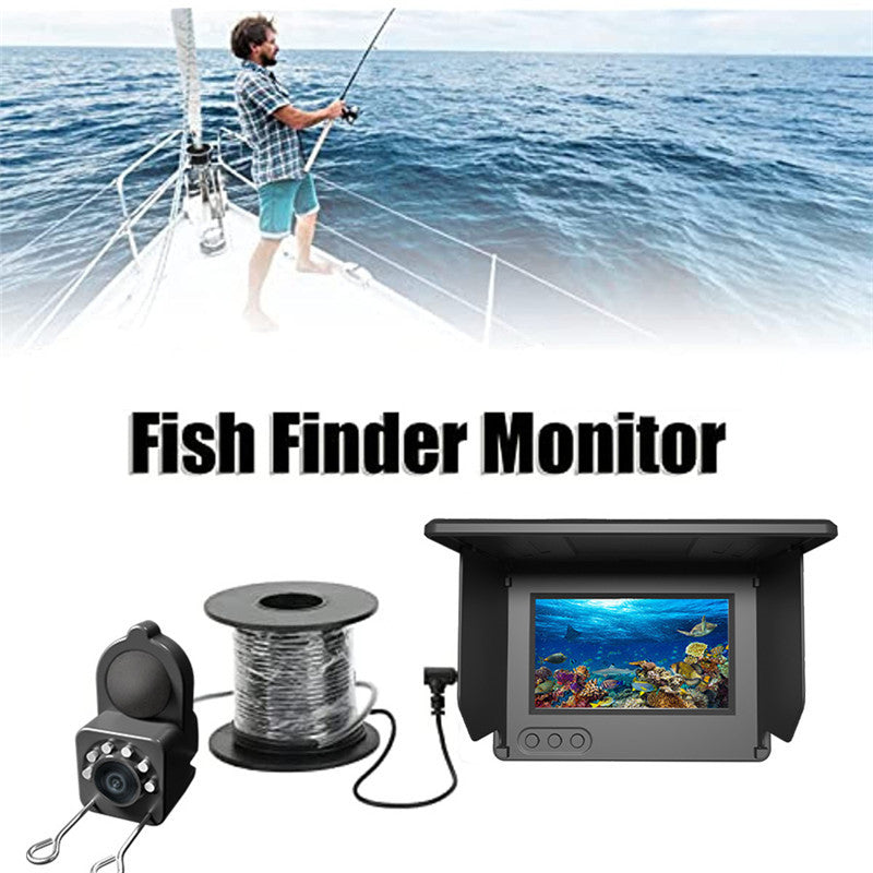 XHJ Outdoor Fish Finder With 4.3 Inch IPS Screen Camera