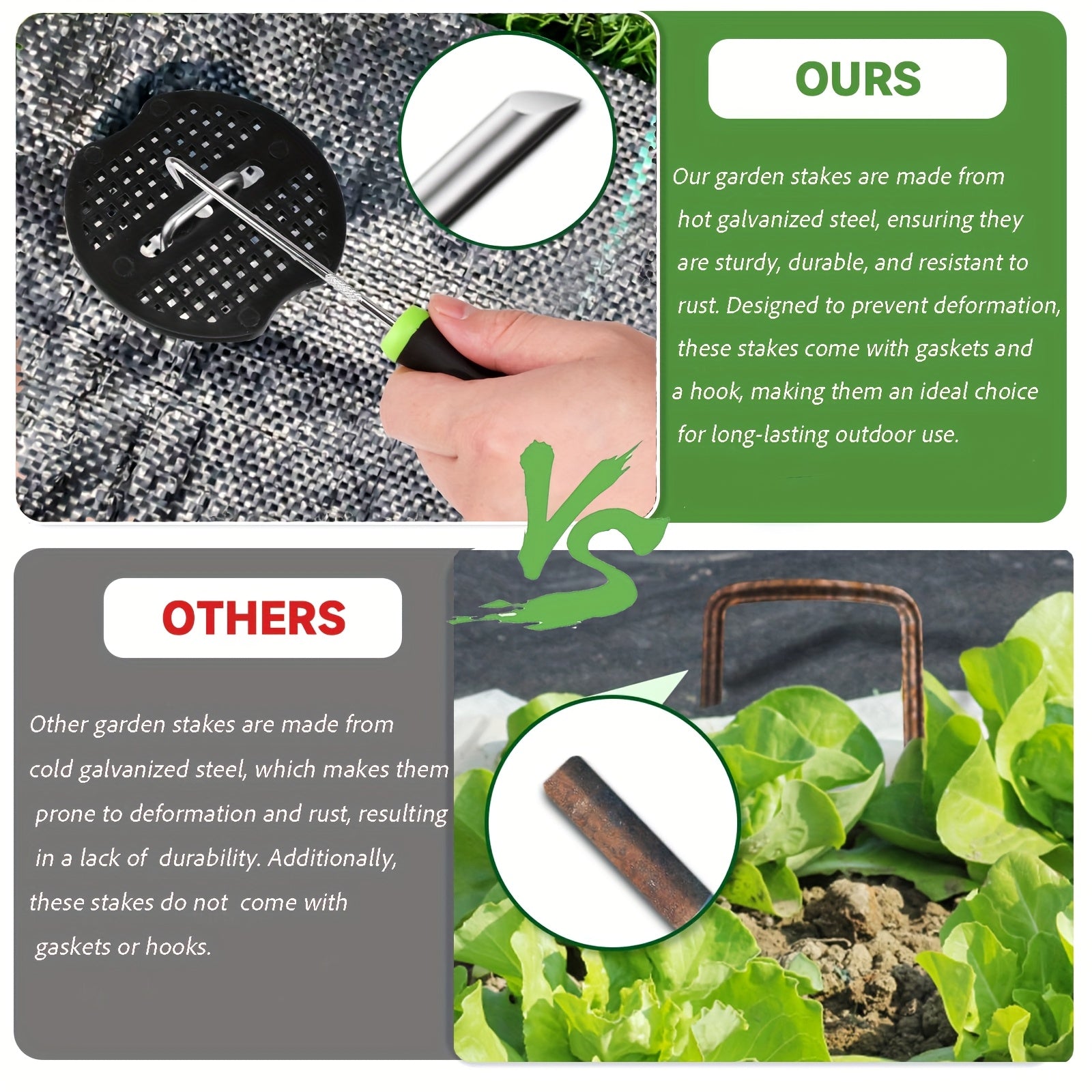 Lawn Landscape Staples Set for Secure Garden Installation - Parry's Picks