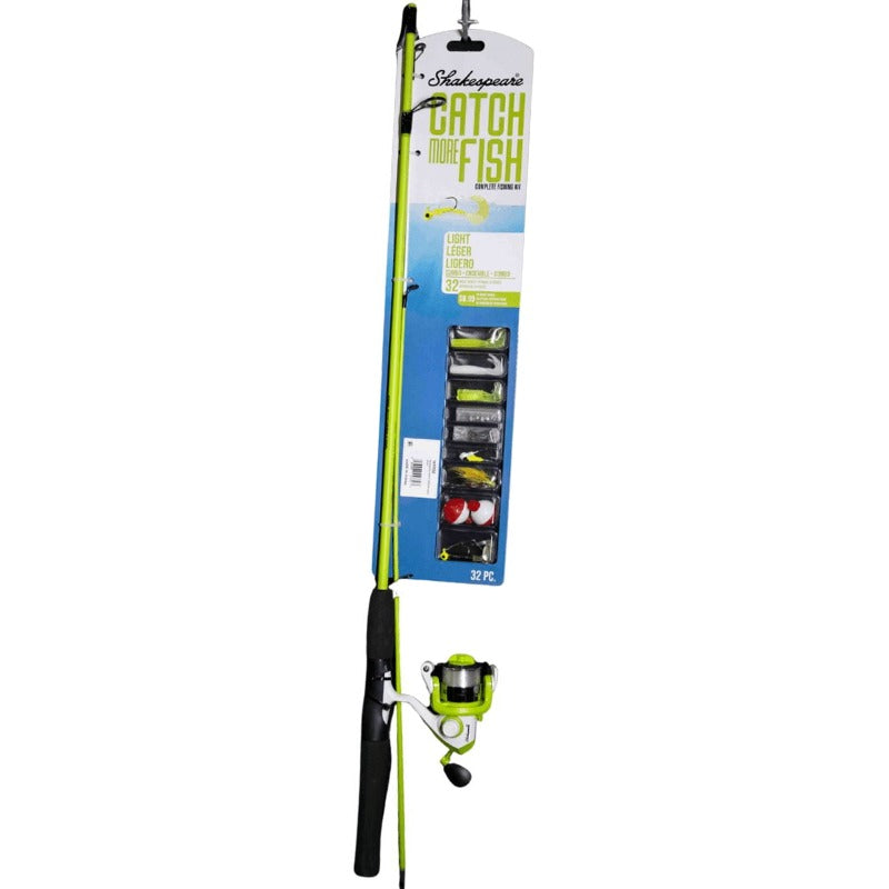 Catch More Fish Light Spinning Rod And Reel Kit Pre-Spooled
