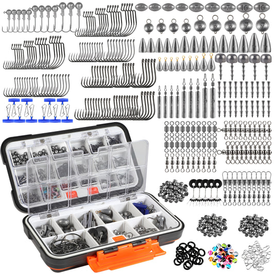 Complete 386pcs Fishing Tackle Kit for Anglers and Gifts - Parry's Picks