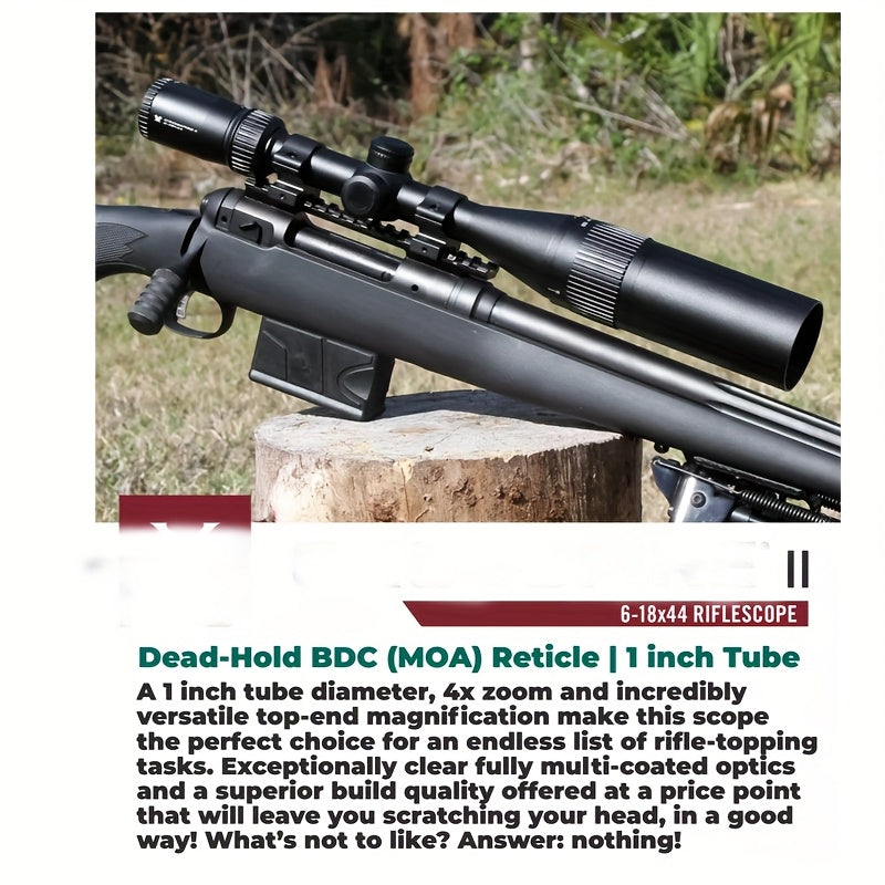 Cross Fire II 6-18x44mm AO Riflescope With BDC Reticle