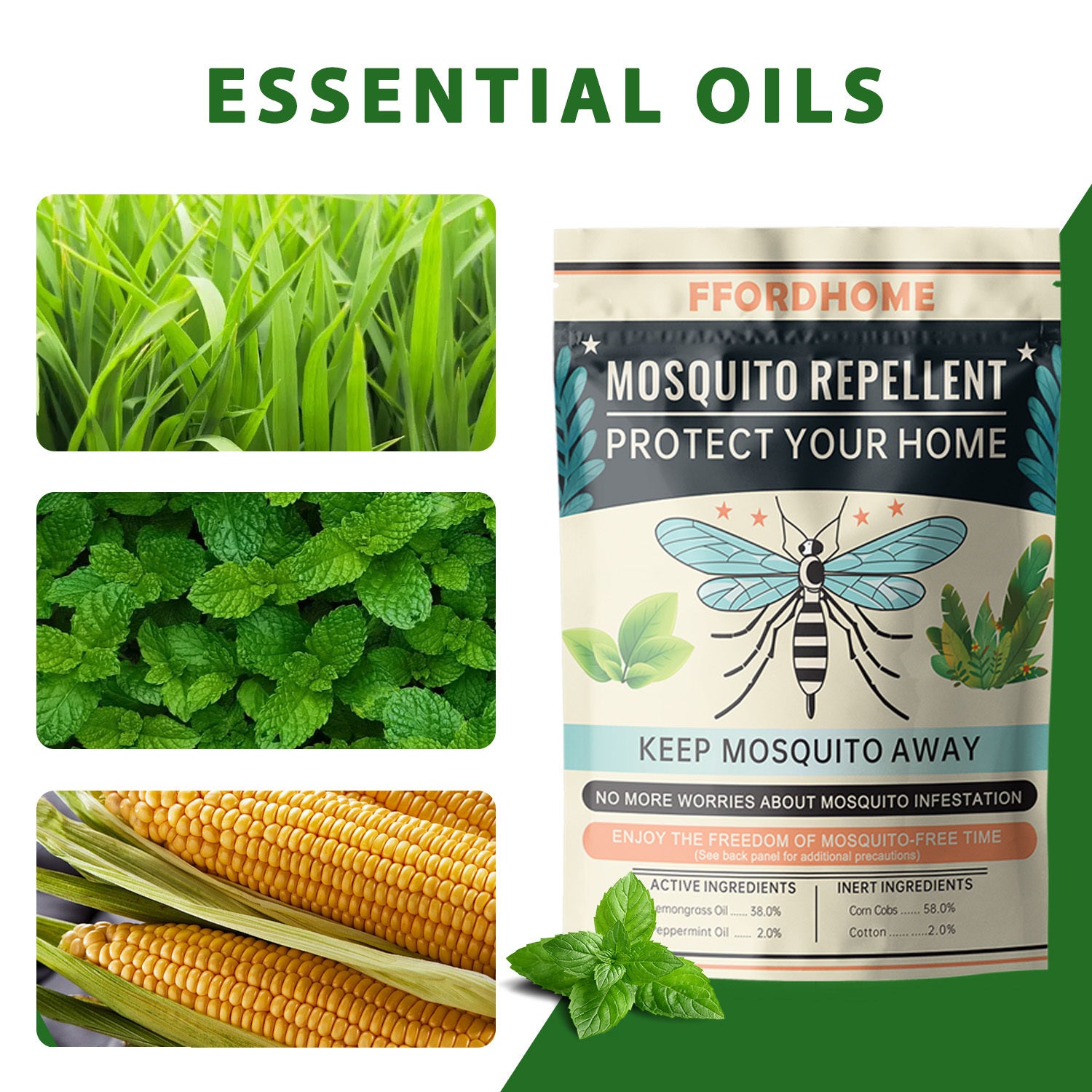 Natural Mosquito Repellent Sachets for Indoor and Outdoor Use - Parry's Picks