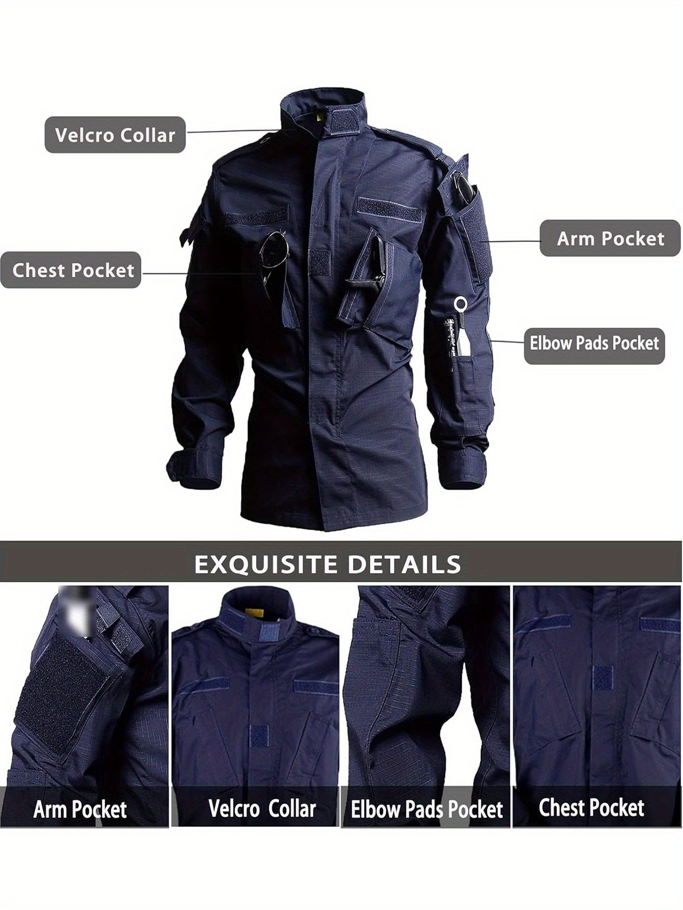 Hunger Equipment Men's Work Pants and Outdoor Jacket Set - Parry's Picks