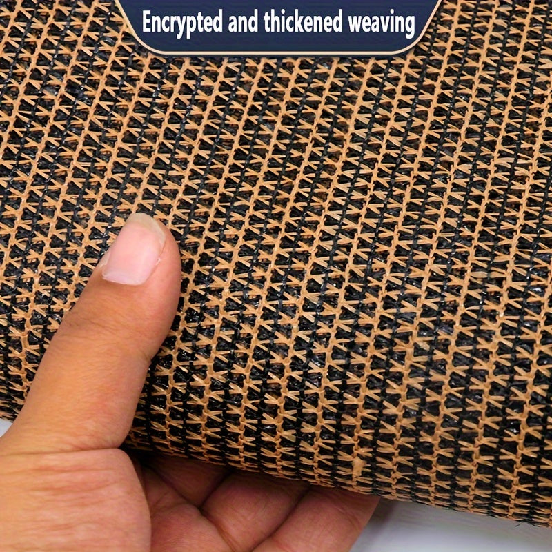 Coffee Colored Encrypted Shading Net for Outdoor Sun Protection - Parry's Picks