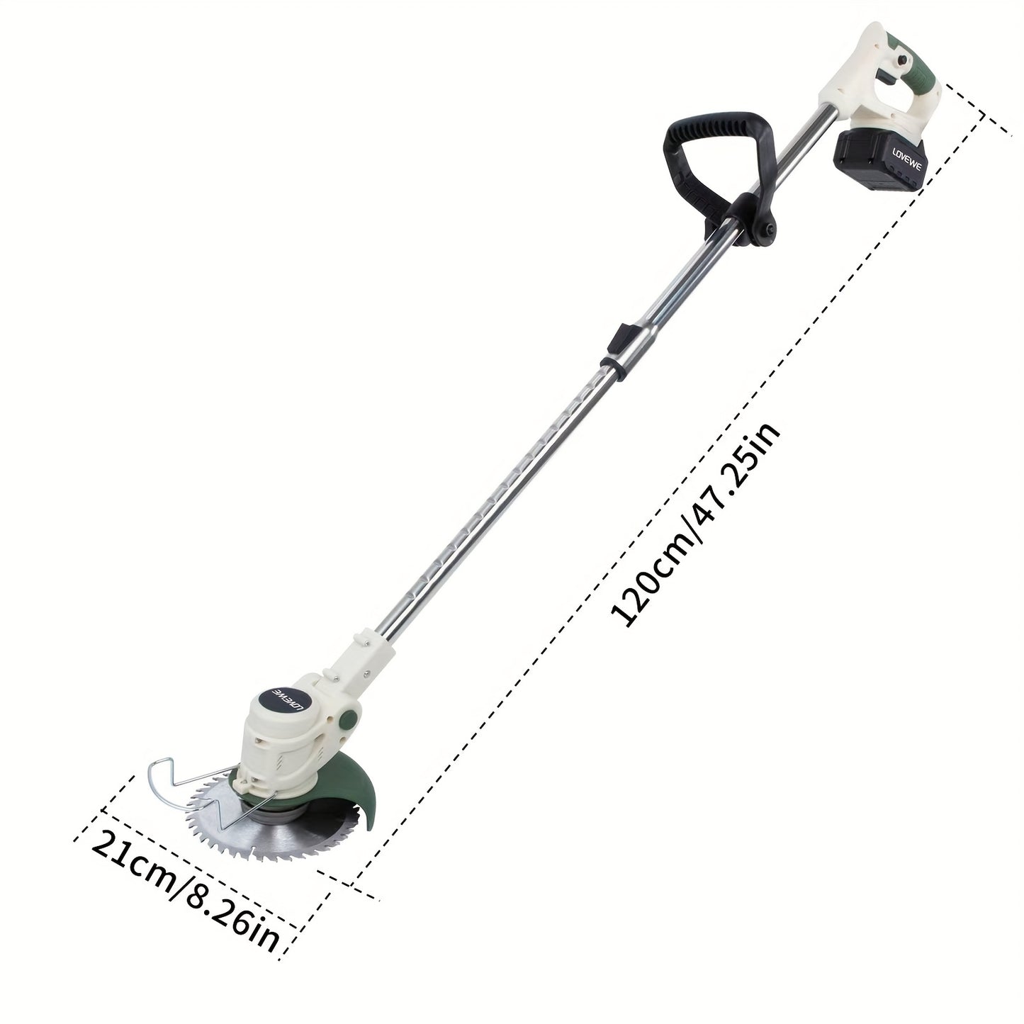 Lovewe Cordless Weed Eater for Effortless Lawn Care - Parry's Picks