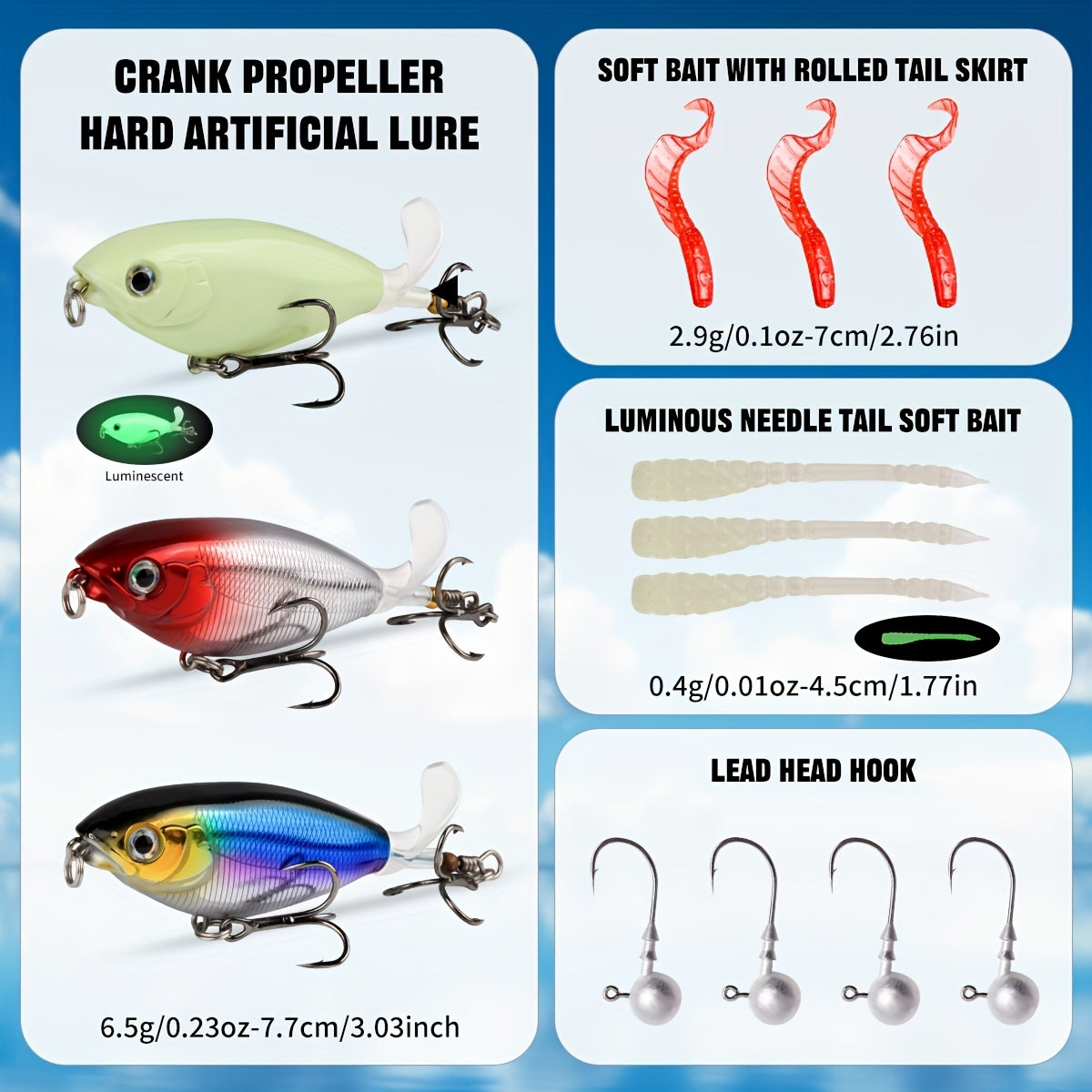 Perch Lure Set 48 Piece Surface And Sinking Multi Joint Wobblers Freshwater - Parry's Picks