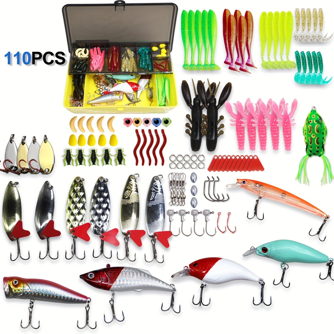 Mixed Color Fishing Lures Kit for Enthusiasts and Anglers - Parry's Picks