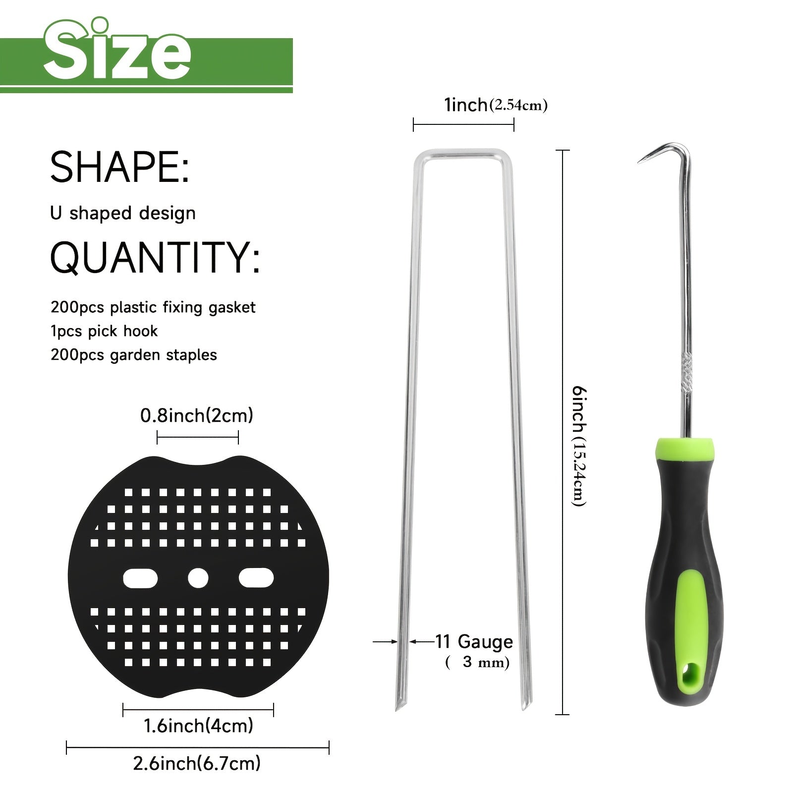 Lawn Landscape Staples Set for Secure Garden Installation - Parry's Picks