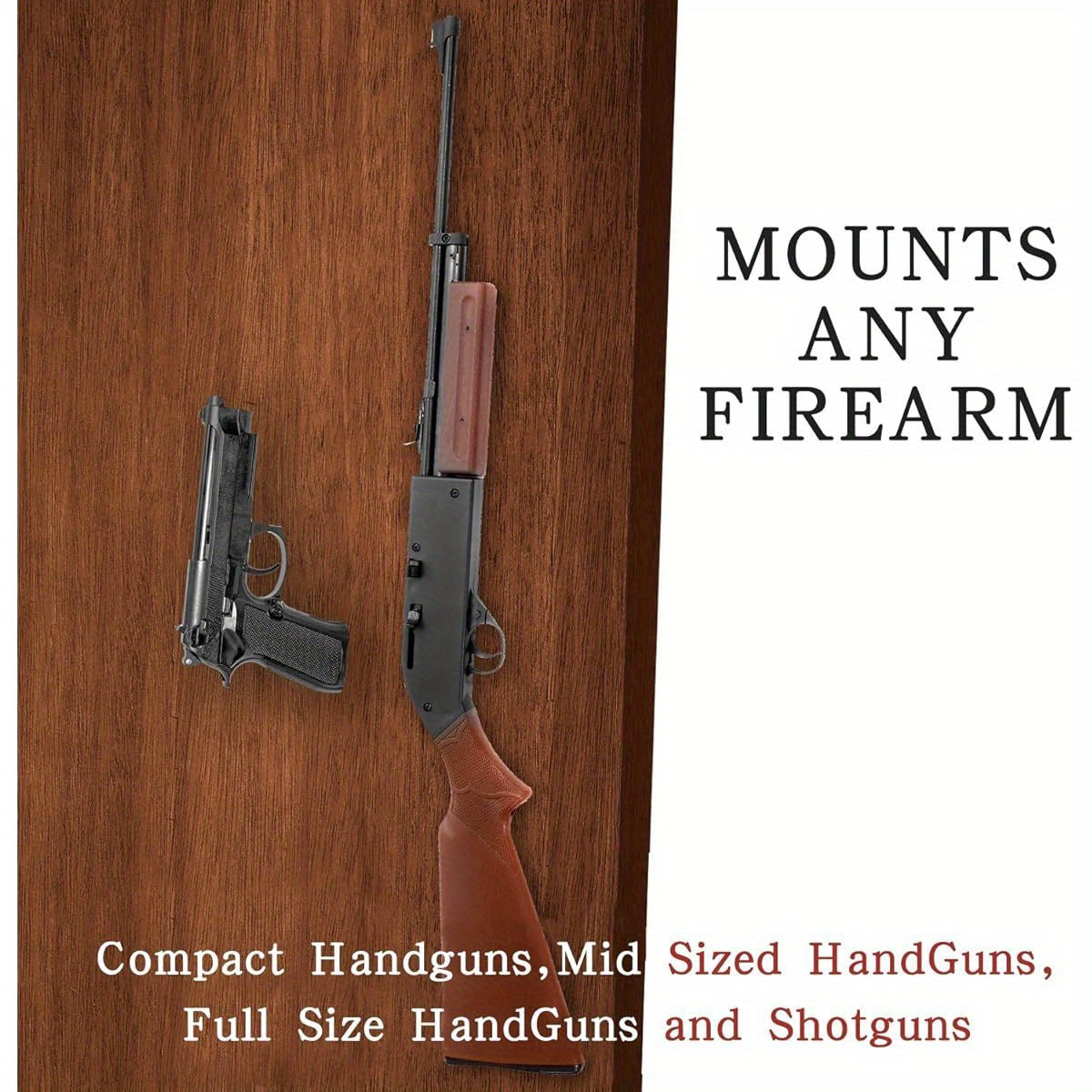Magnetic Gun Mount and Holster for Vehicle and Home - Parry's Picks