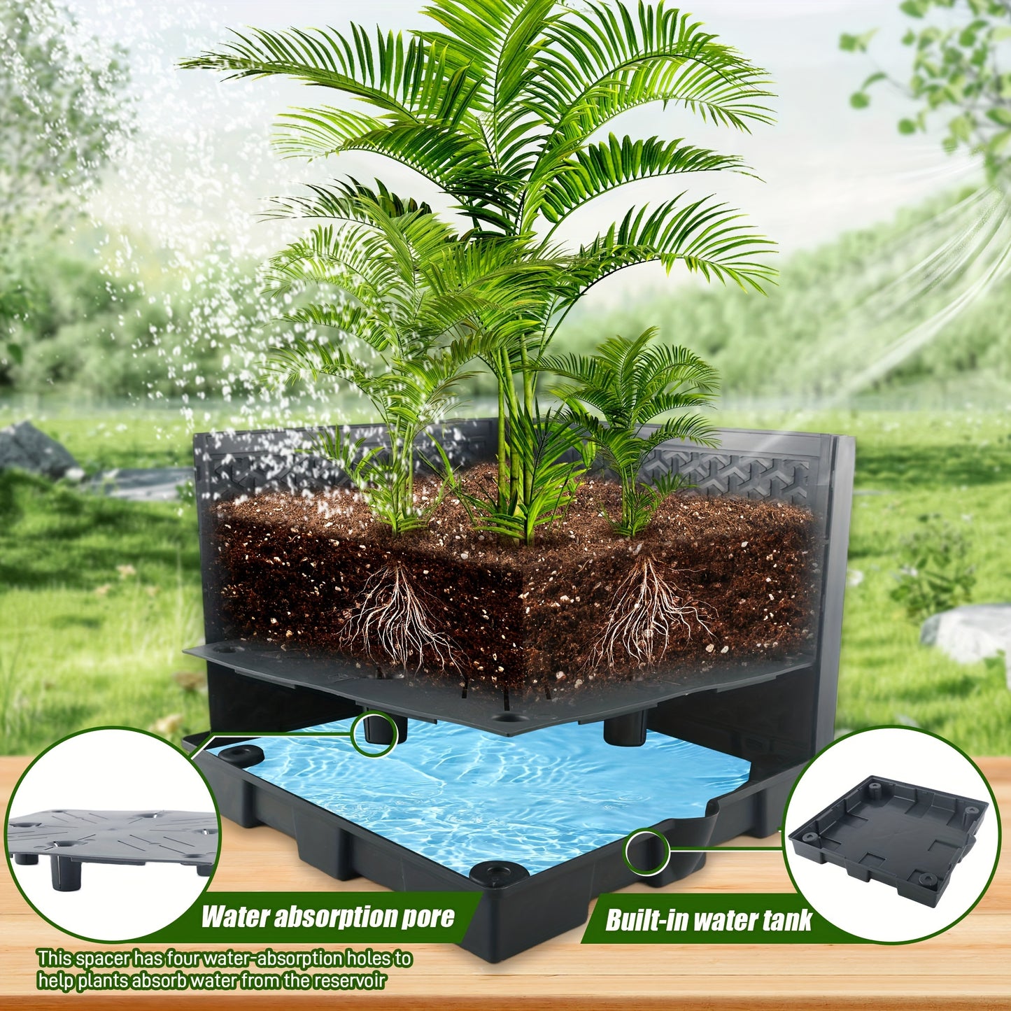 Tomato Planting Box with Self-Watering Cage for Climbing Plants - Parry's Picks