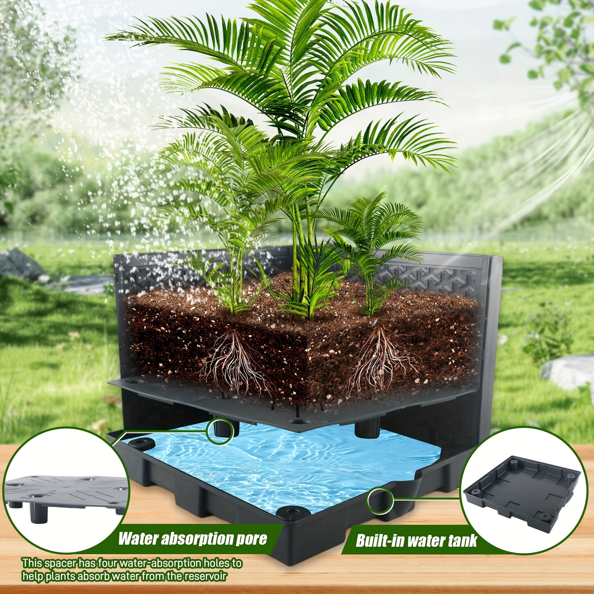 Tomato Planting Box with Self-Watering Cage for Climbing Plants - Parry's Picks