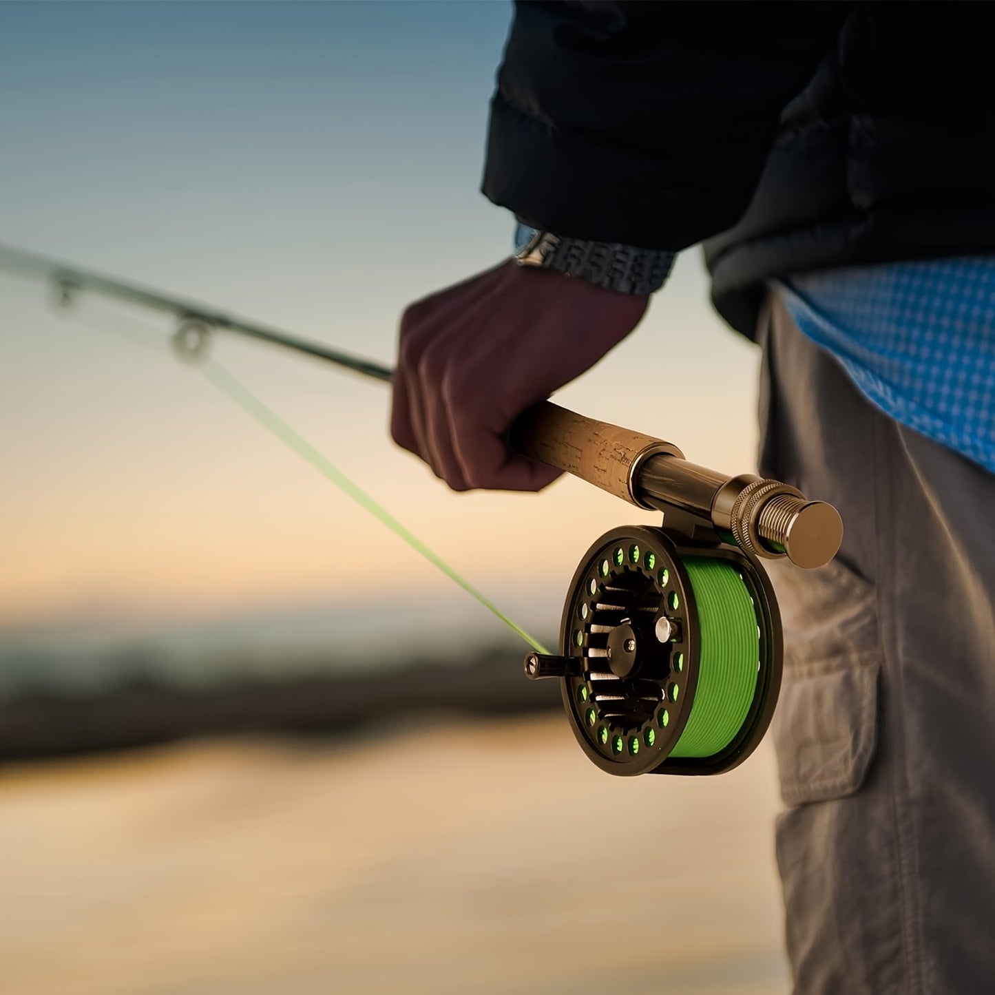 Fly Fishing Rod And Reel Combo Ultra Lightweight Graphite