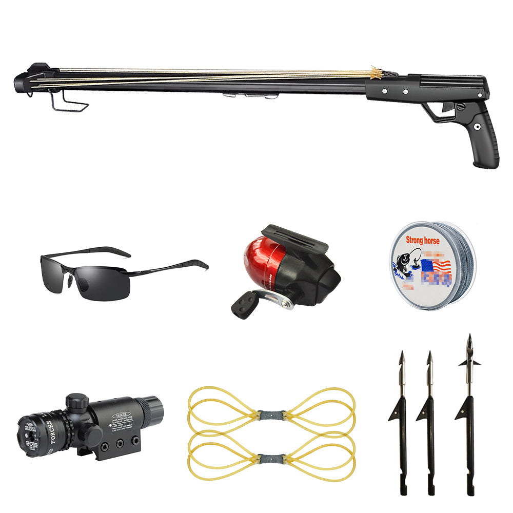 Brown AluminumAlloy FishingRodLauncher HighPrecisionScope StainlessSteelReel Accessories