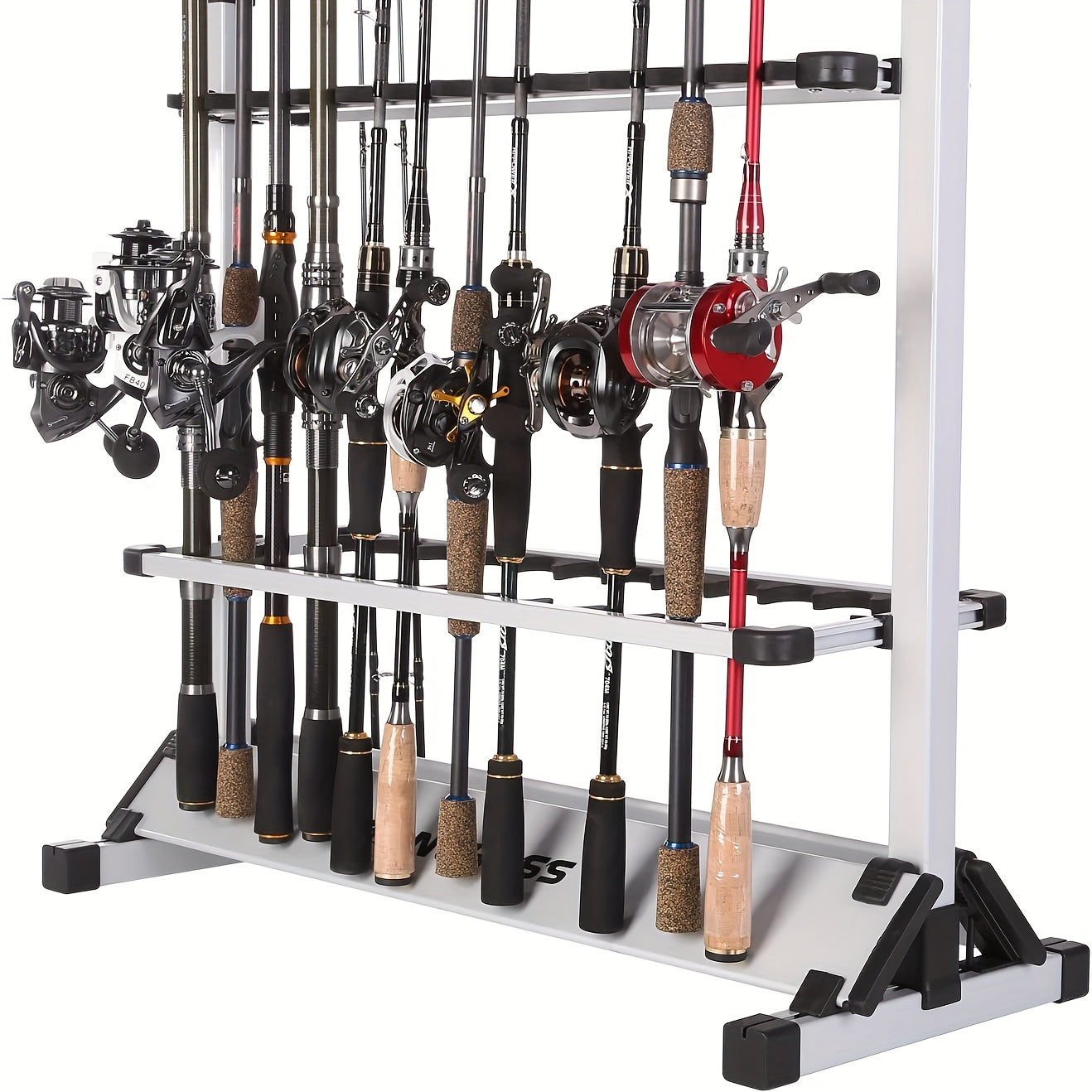 Aluminum Portable Fishing Rod Holder For Up To 24 Poles - Parry's Picks
