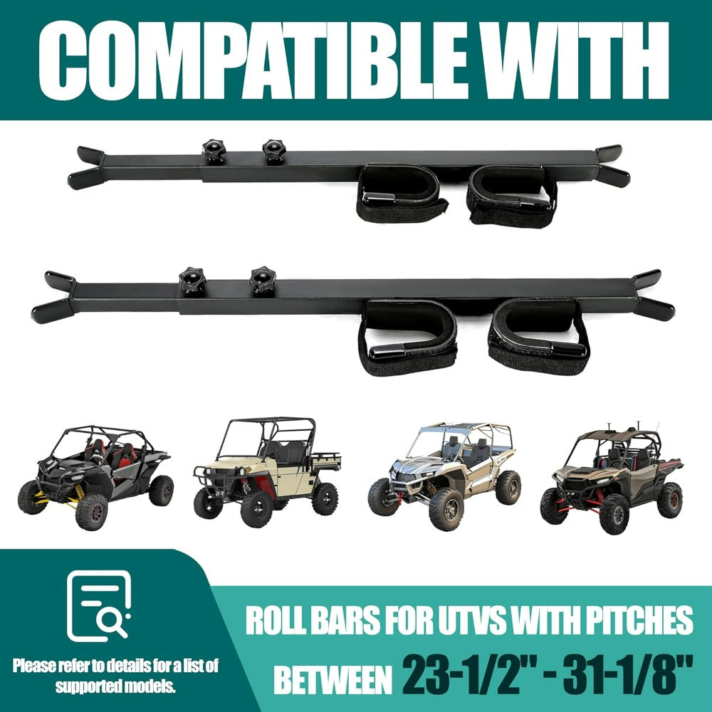 Adjustable UTV Gun Rack for Polaris and Kawasaki Models - Parry's Picks