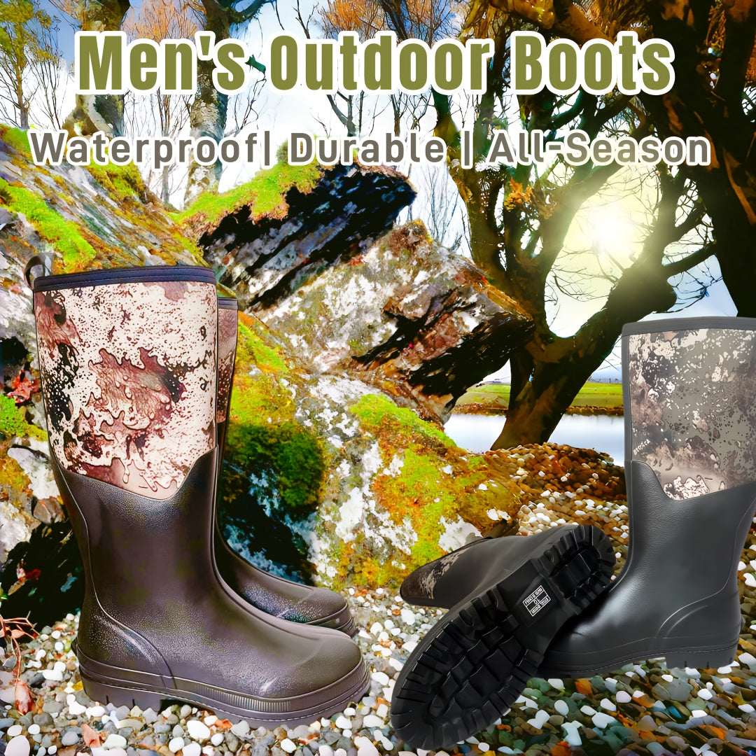 Men's Camo Hunting Boots All-Terrain Outdoor Breathable Anti-Slip - Parry's Picks