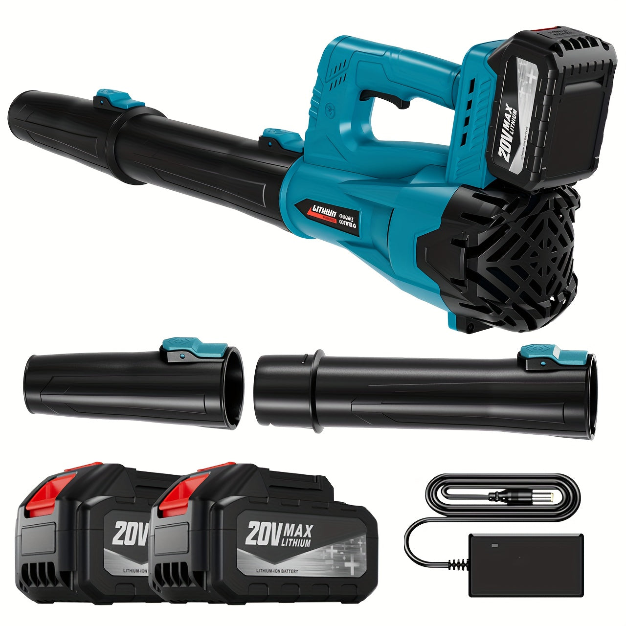 Cordless Leaf Blower 580CFM 160MPH With 4.0Ah Battery