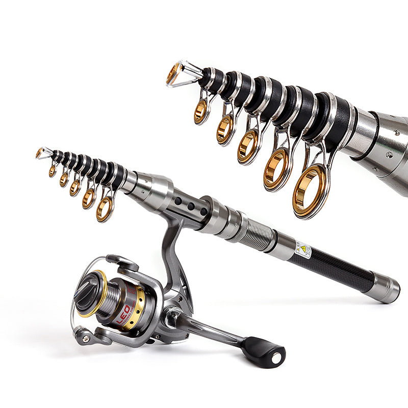 Telescopic Fishing Rod and Reel Combo Full Kit for Anglers - Parry's Picks