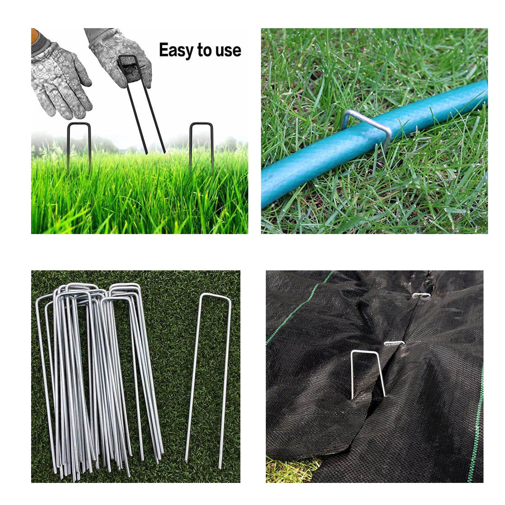 Galvanized Garden Staples for Securing Landscape Fabric and Covers - Parry's Picks