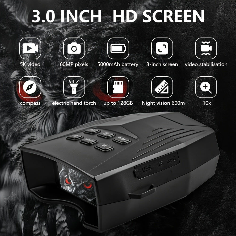 Lantoocam Night Vision Goggles With 5K Binocular Photography Features