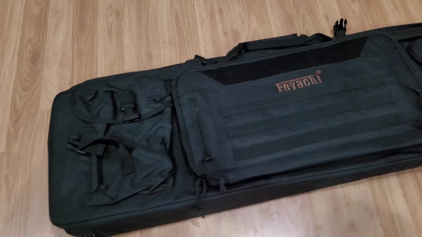 Feyachi Tactical Rifle Case With Lockable Zipper And Straps