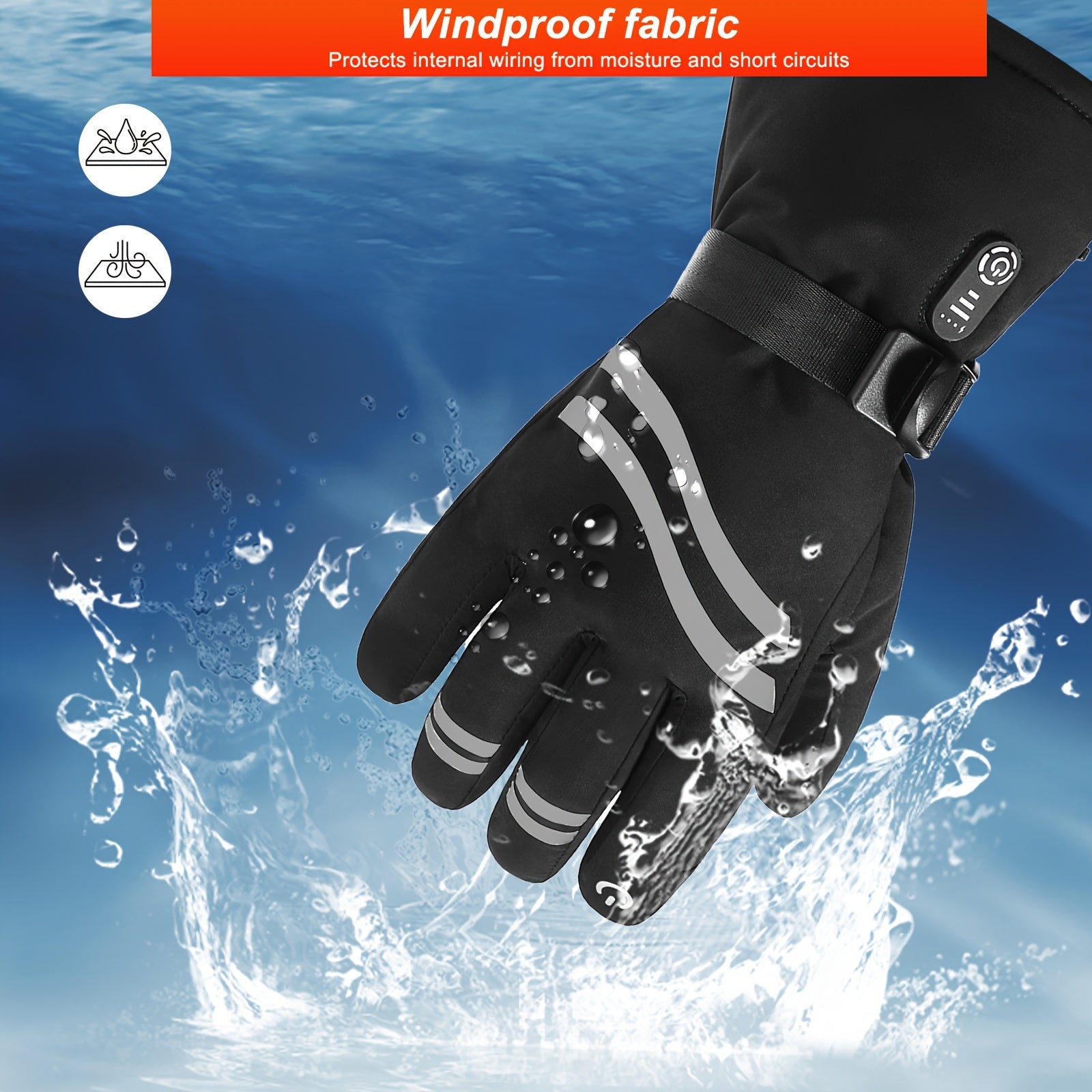RASFALO Rechargeable Heated Gloves for Winter Outdoor Activities - Parry's Picks