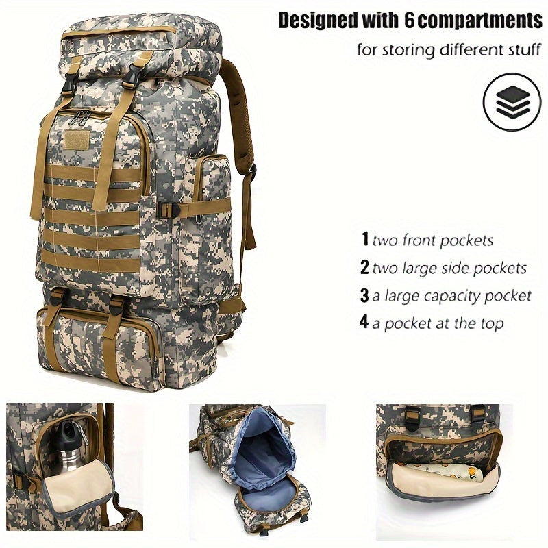 Outdoor Backpack for Camping and Hiking Adventure Enthusiasts - Parry's Picks