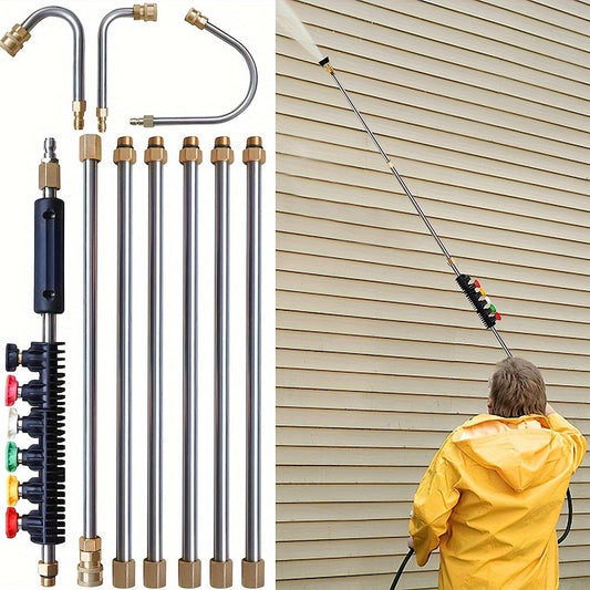 High Pressure Washer Extension Wand Set with Nozzle Tips - Parry's Picks