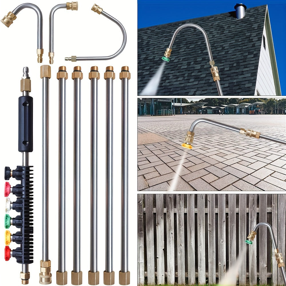 High Pressure Washer Extension Wand Set with Nozzle Tips - Parry's Picks