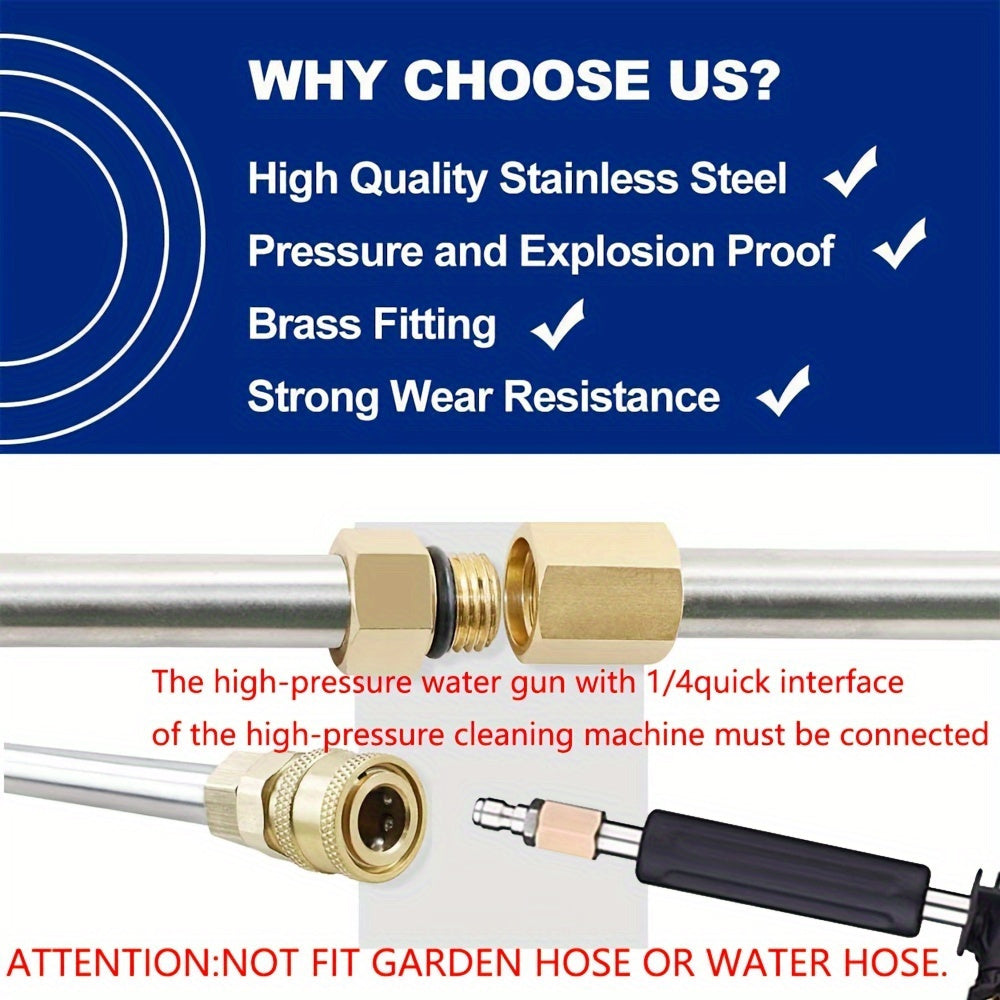 High Pressure Washer Extension Wand Set with Nozzle Tips - Parry's Picks