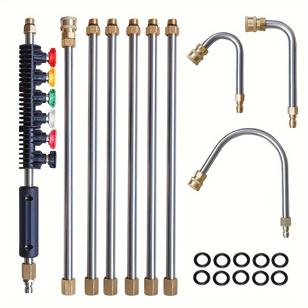 High Pressure Washer Extension Wand Set with Nozzle Tips - Parry's Picks