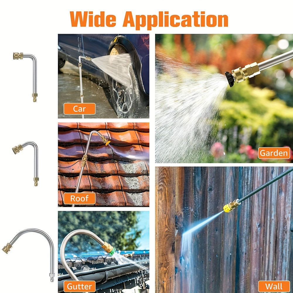 High Pressure Washer Extension Wand Set with Nozzle Tips - Parry's Picks