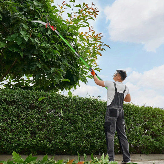 Manual Pole Saw Pruner Extendable for Tree Trimming Garden