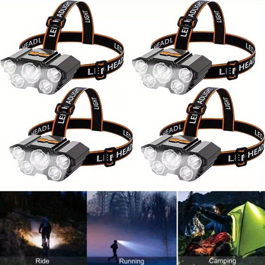 4 Packs LED Headlamps for Outdoor Activities and Adventures - Parry's Picks