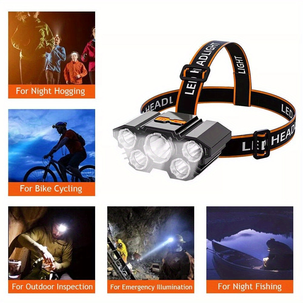 4 Packs LED Headlamps for Outdoor Activities and Adventures - Parry's Picks