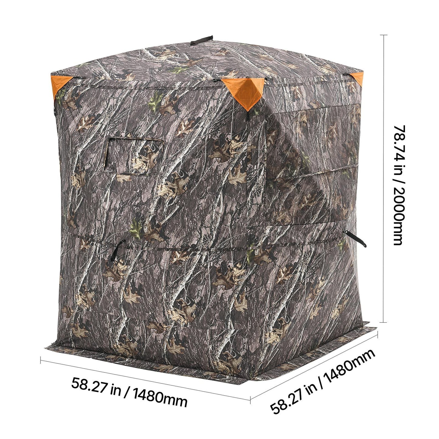 Portable Thermal Hunting Blind for Ground Waterfowl Hideout
