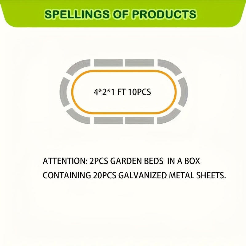 Galvanized Raised Garden Bed Kit for Outdoor Vegetables - Parry's Picks